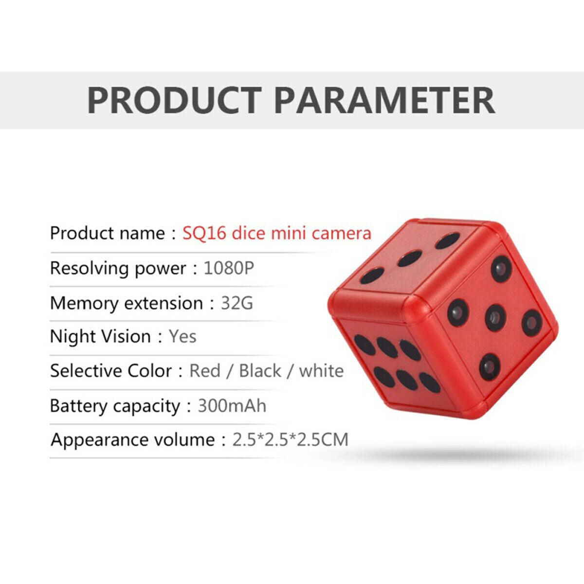 Mini Dice Security Camera
