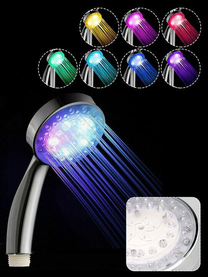 LED Light Color Changing Shower head