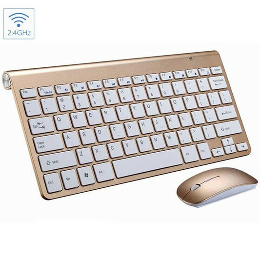 Mini Wireless Keyboard & Mouse for PC/MAC